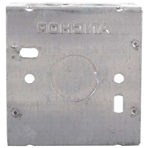 Anchor ANCHOR Roma 3 Module Metal GI Box (Standard Size, Silver) - 3 M, Silver, NA